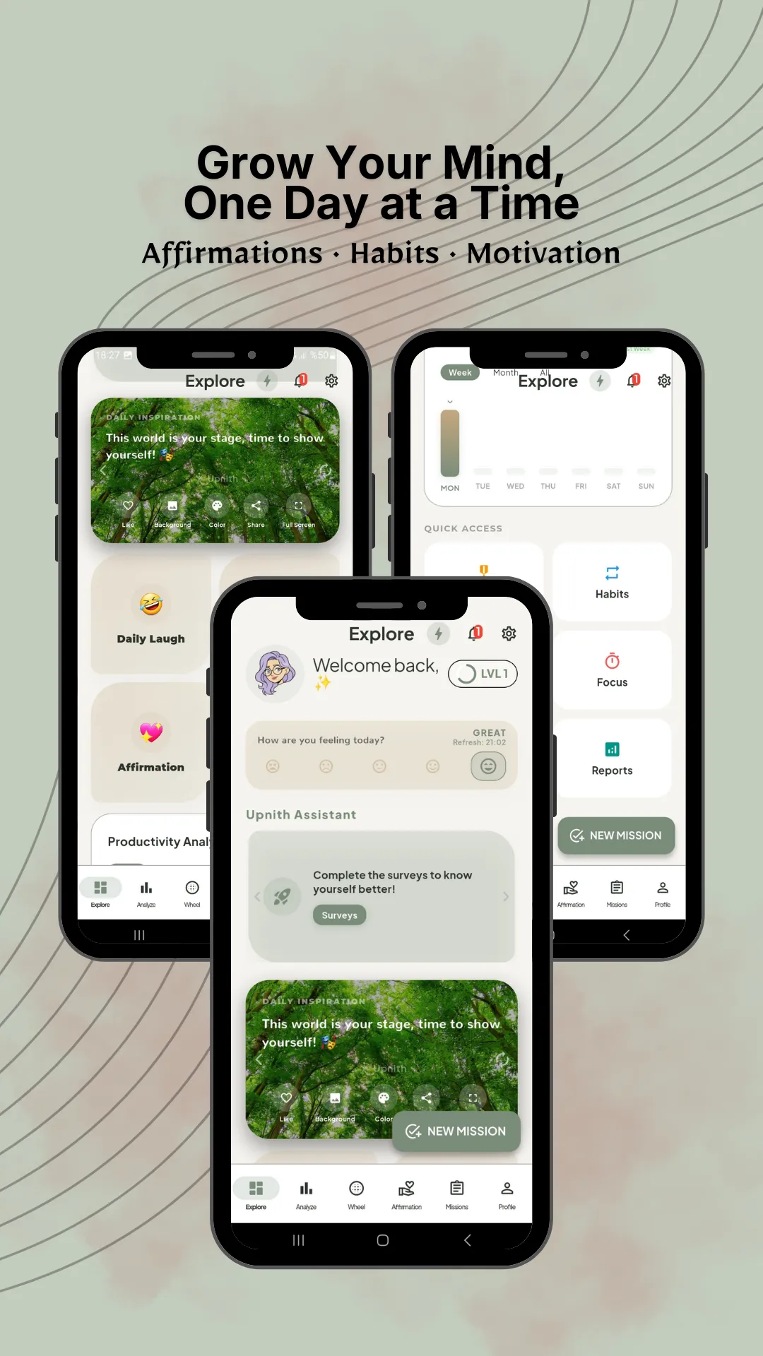 Upnith App Dashboard View