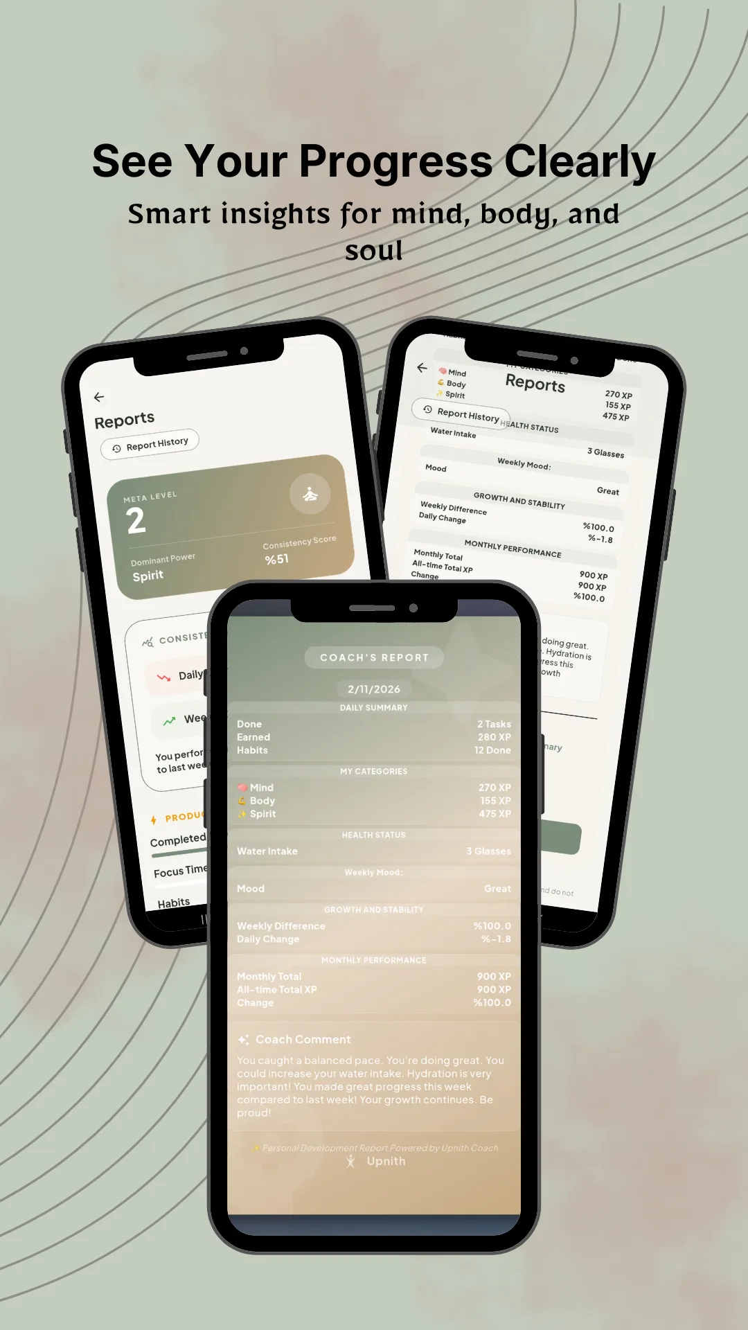 See your progress clearly.